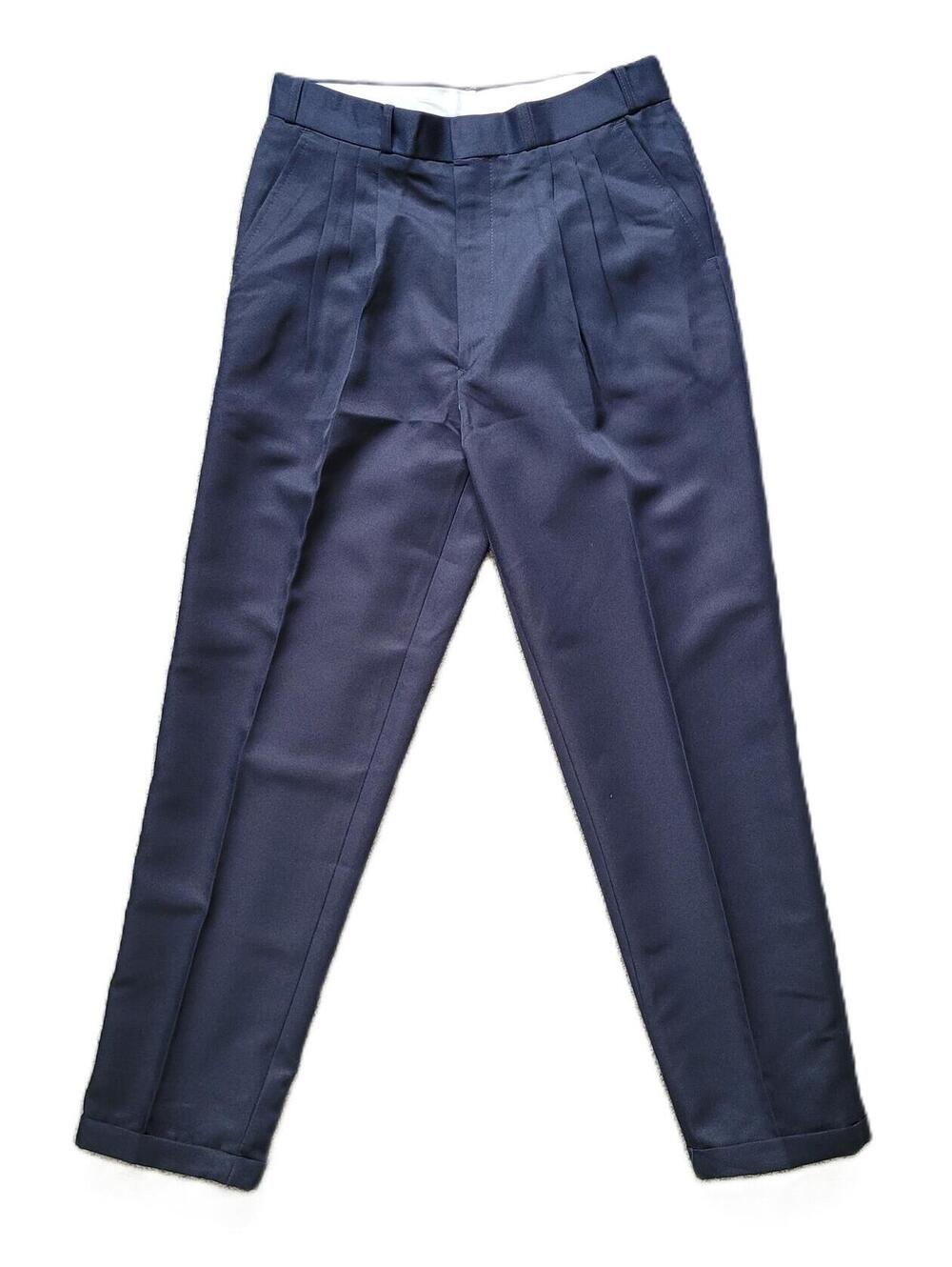Vintage Artitec Men’s 31x30 Navy Dress Pants Pleated - New